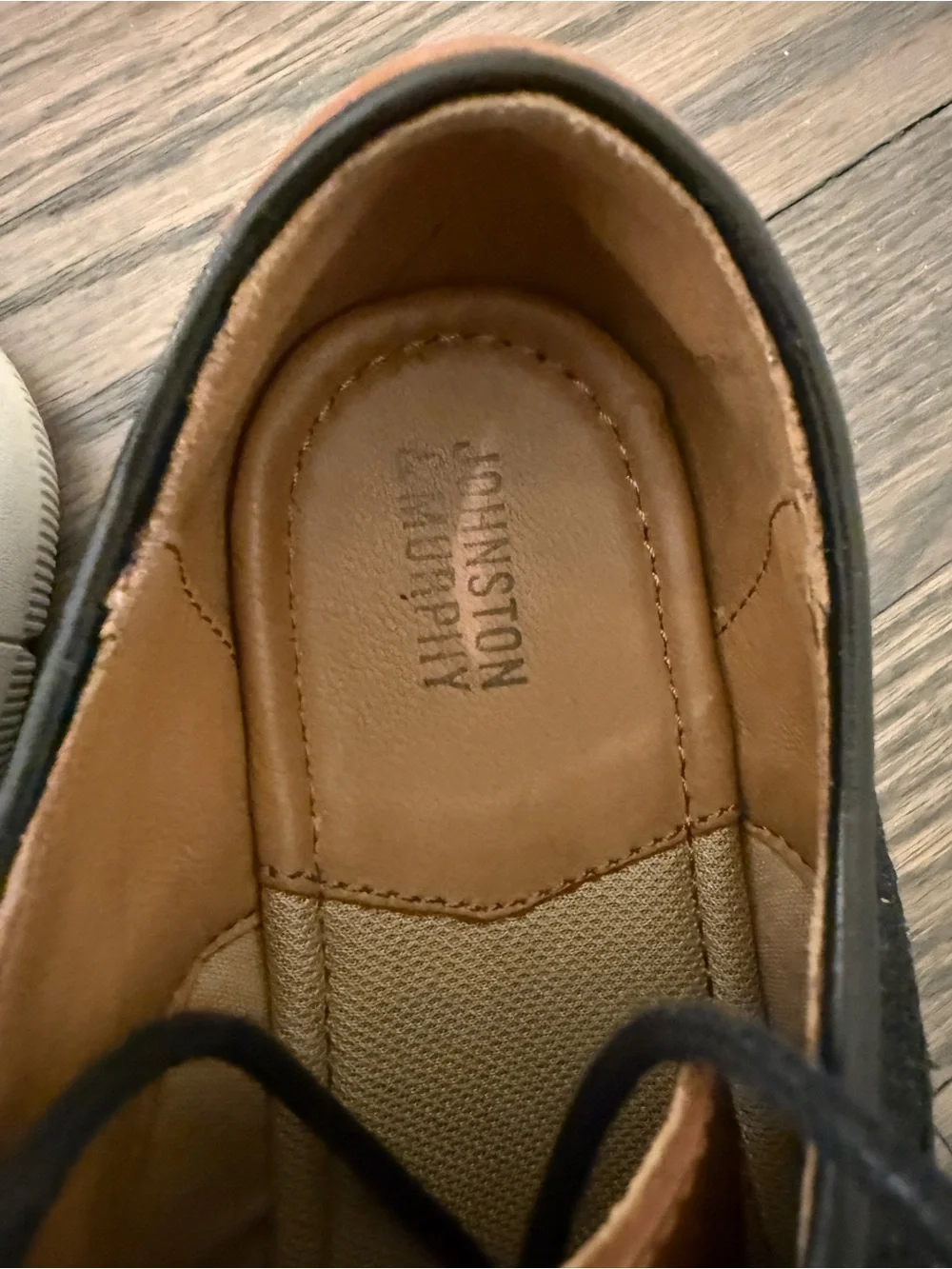 Johnston & Murphy Kids Black Knit Dress Oxfords - Like New!